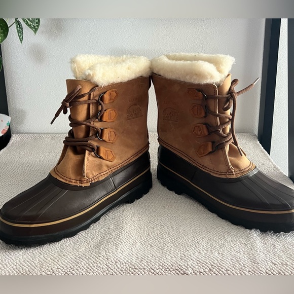 SOREL Alpine Waterproof Boots | Leather Camel Brown | Size: 10 - Picture 4 of 8